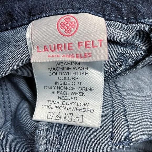 Laurie Felt Silky Patch Pocket Baby Bell High Waist Dark Wash Jeans Size XXS | 2 - Picture 12 of 14